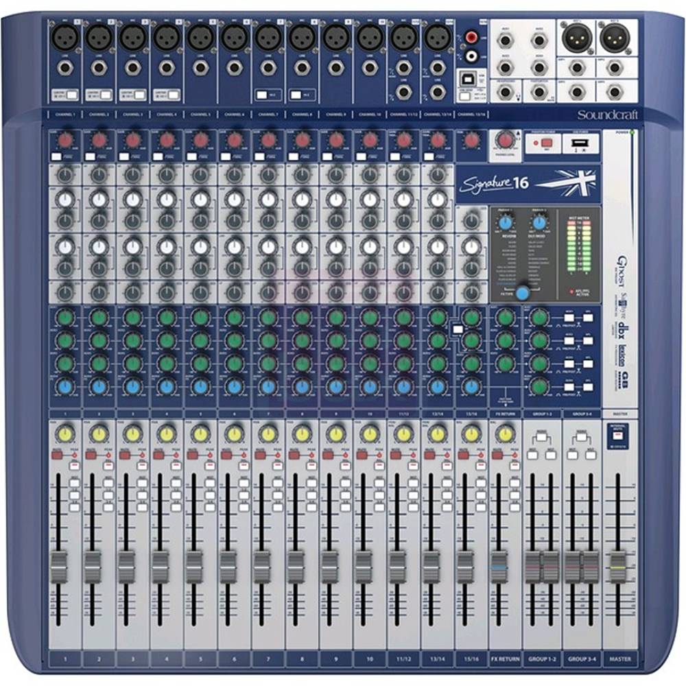 Soundcraft Signature 16 12input Analogue Mixer Analogue Mixers