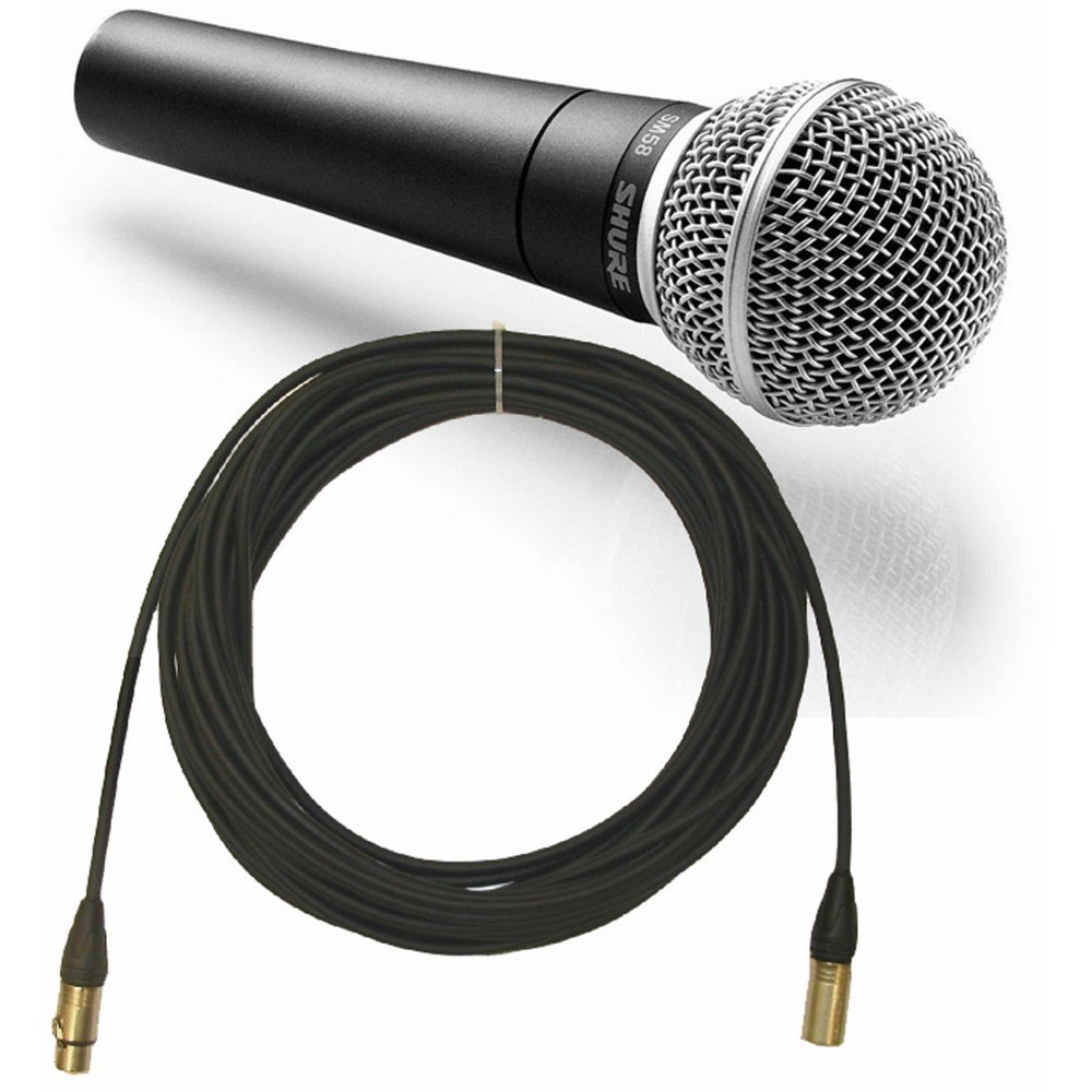 Shure SM58 + Pro 10m XLR Lead Vocal Microphones Microphones