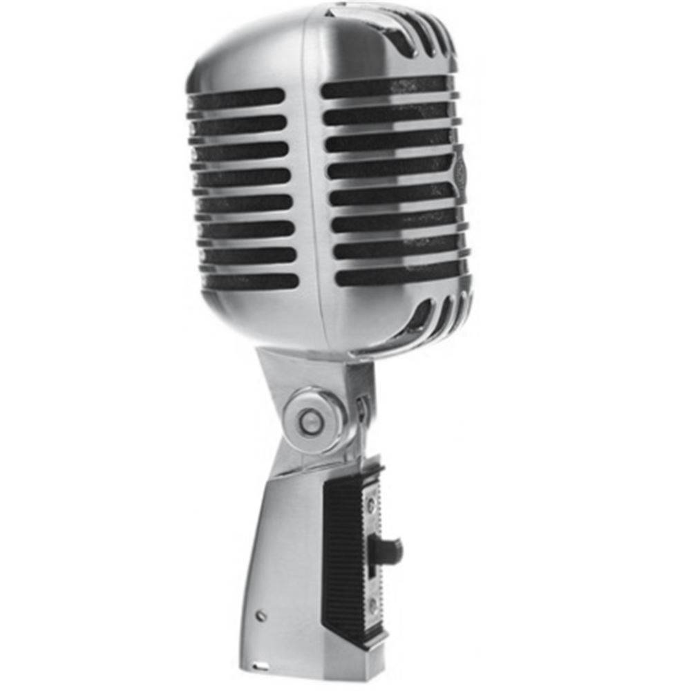 Shure 55SH Silver Retro Vocal Mic Vocal Microphones Microphones