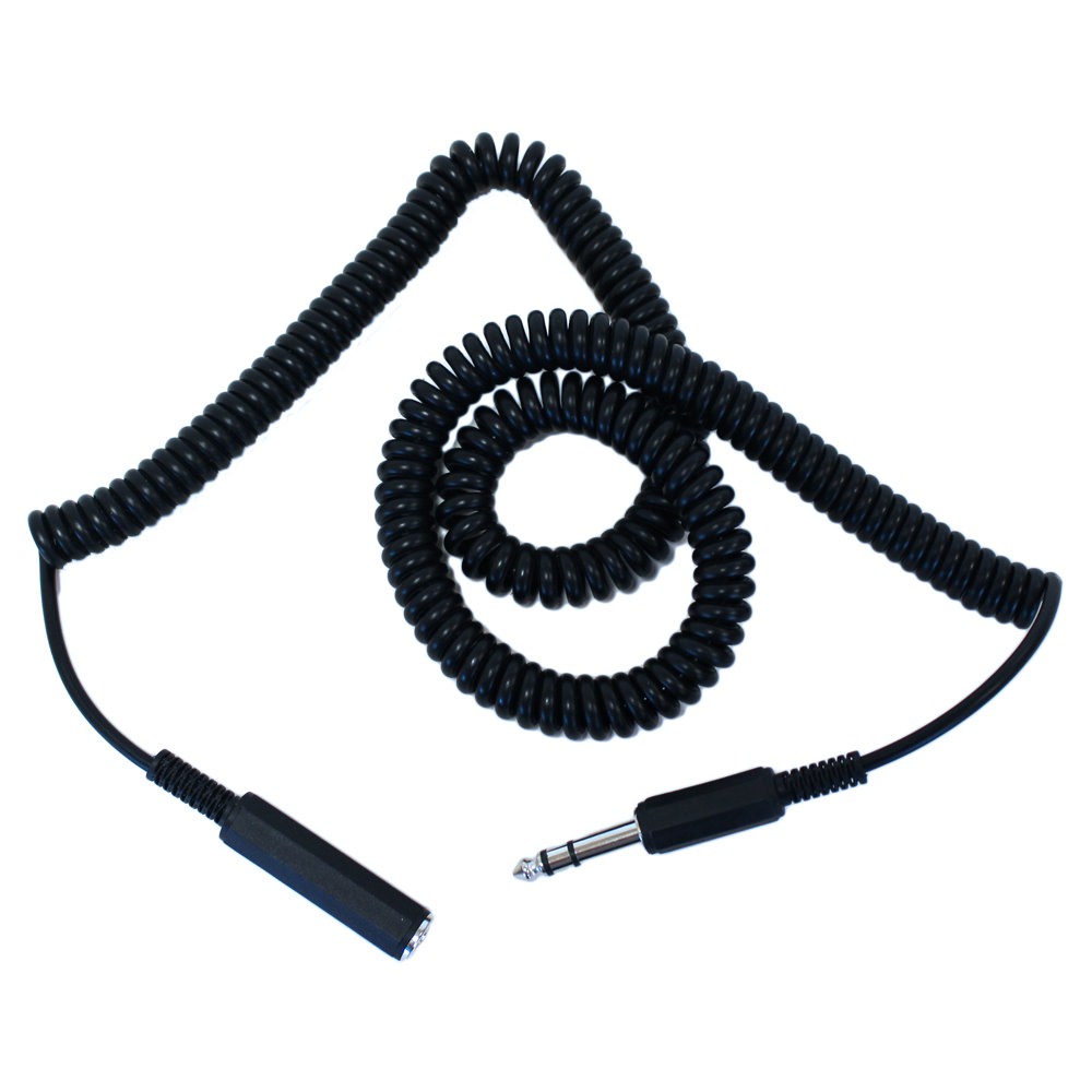 Headphone Extension Coiled 6M Leads Headphone Cables & Leads