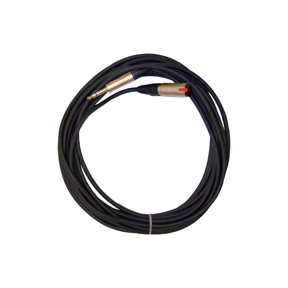 Pro Neutrik Locking Stereo Jack Extension Lead 15m Leads Headphone