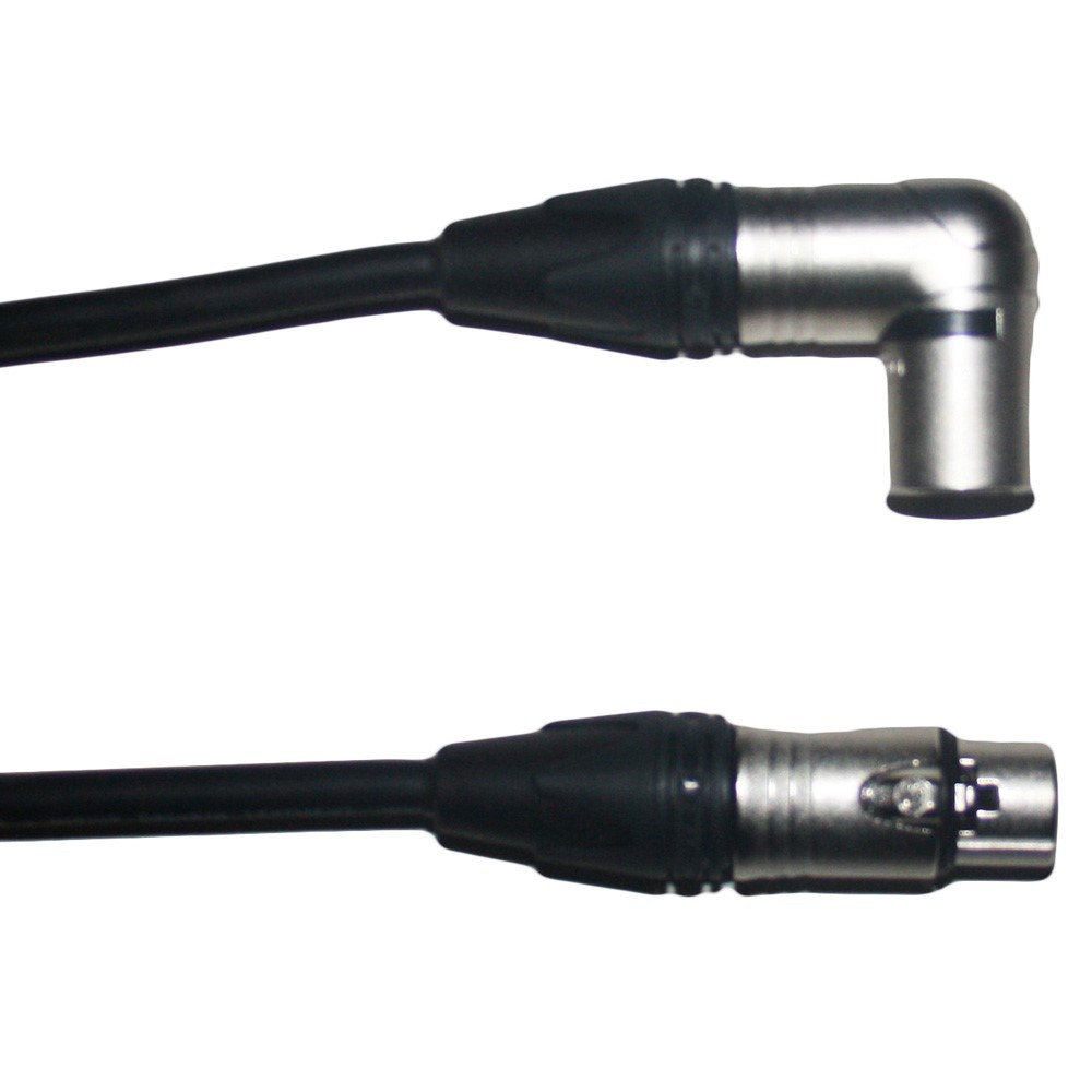 Pro Neutrik XLR Female Angled XLR Male Lead 5m Leads XLR Cables