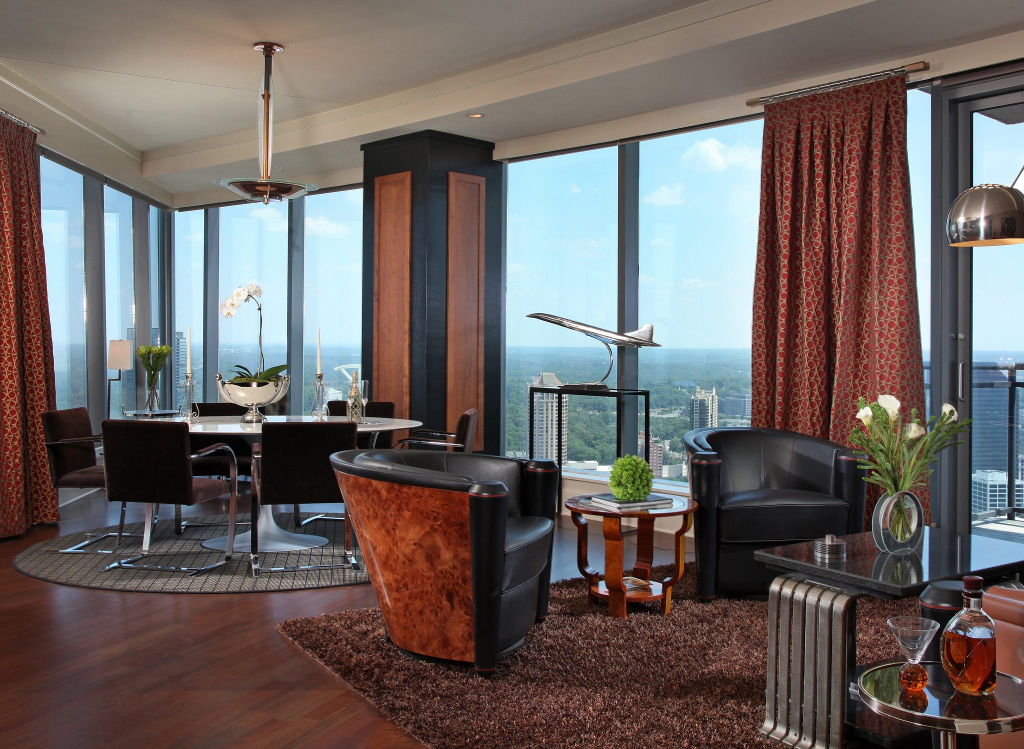 Contemporary Art Deco Condo Interiors