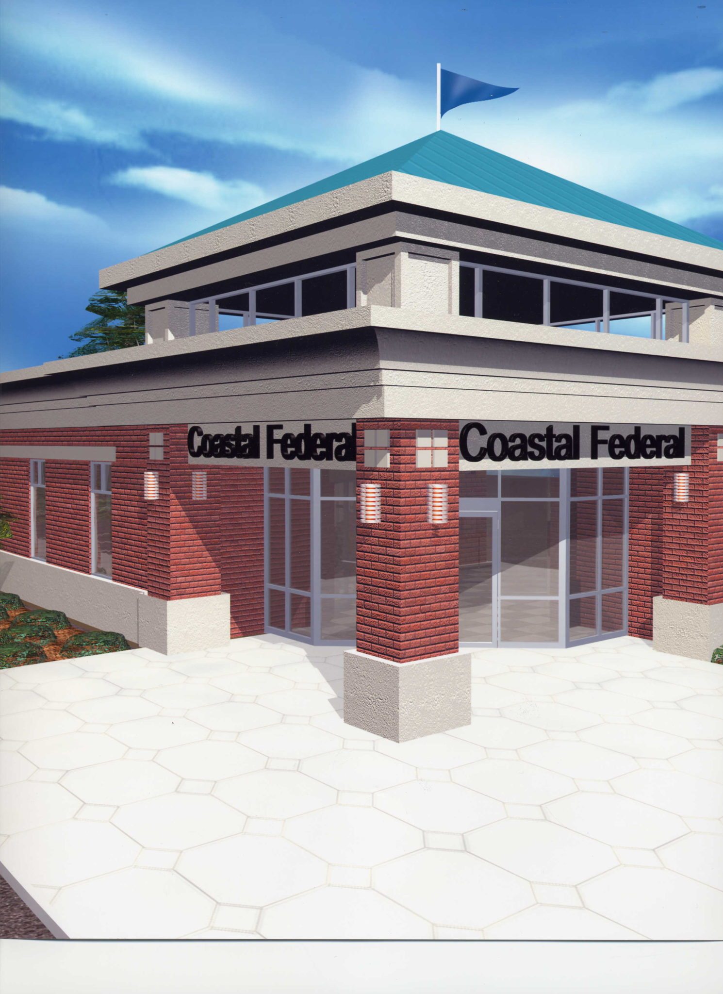 Coastal Federal Credit Union Interior Design