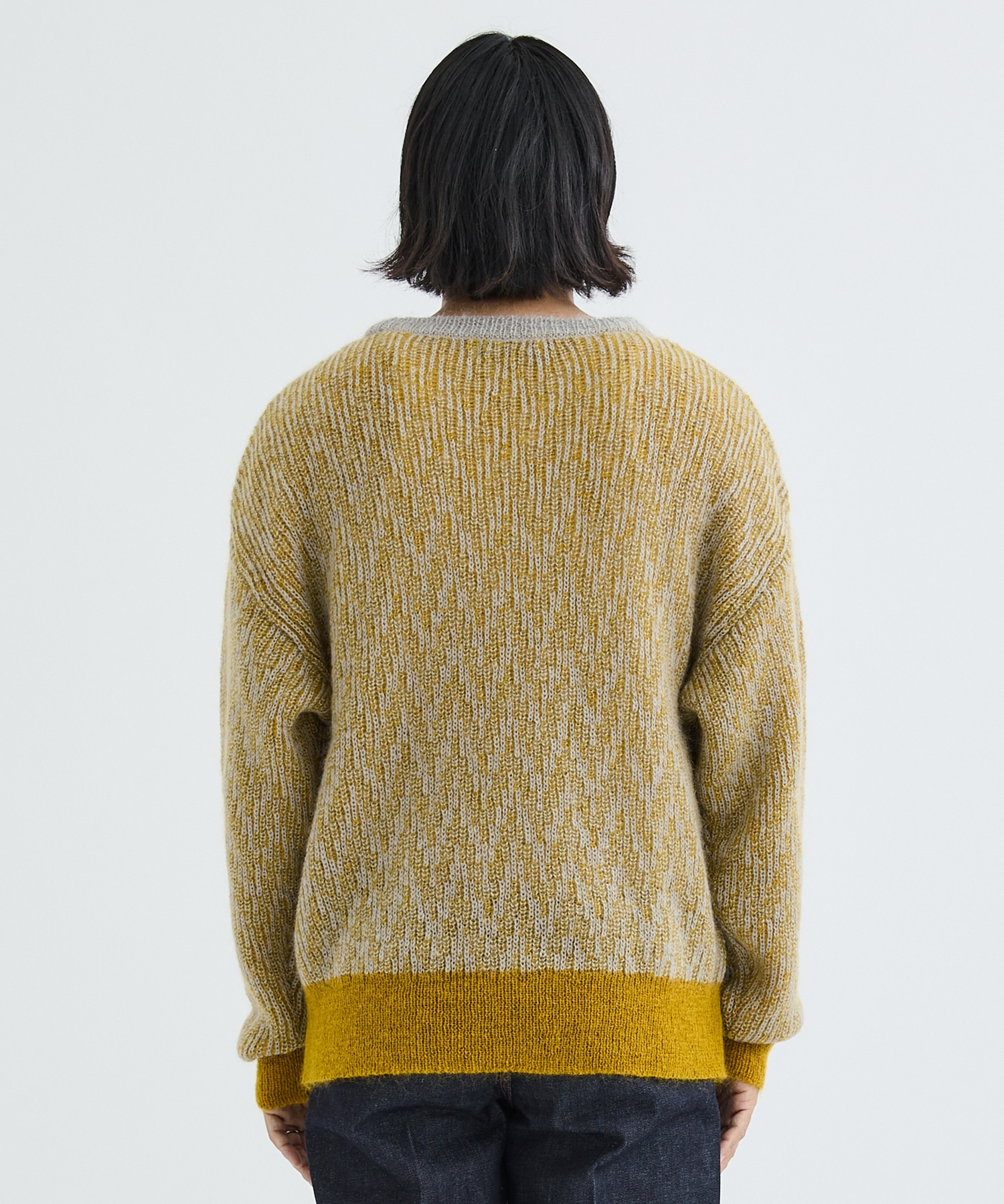 MOHAIR HERRINGBONE KNIT COGNOMEN
