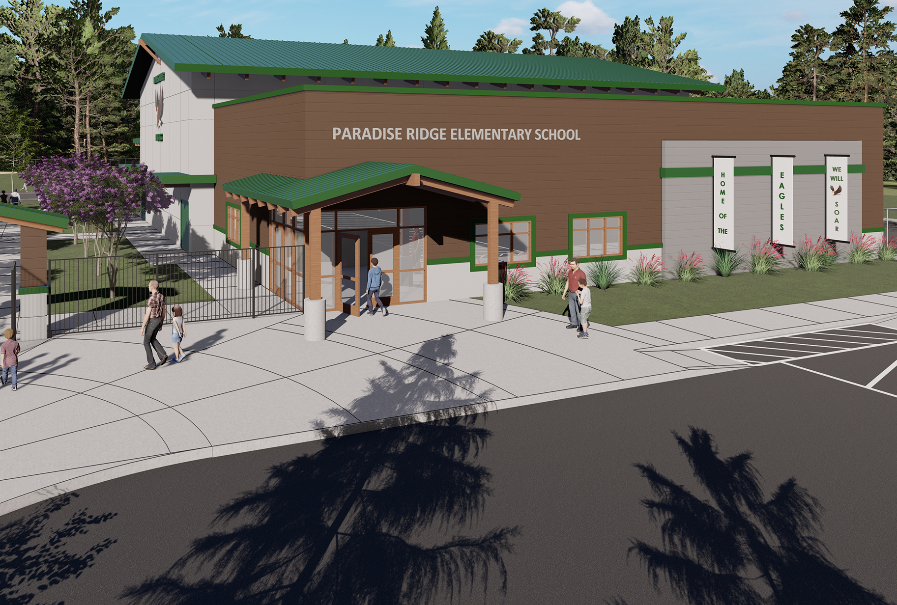 Ponderosa Elementary School Rendering Studio W Architects