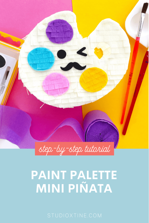 Paint Palette Mini Piñata SVG [FREEBIE!] Studio Xtine