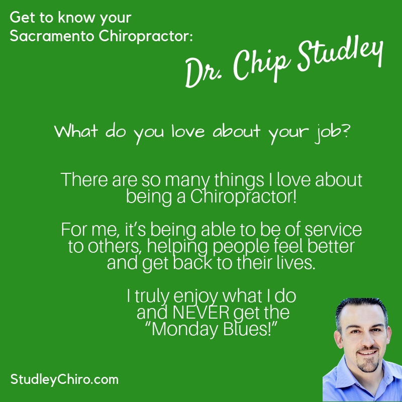 Get to know your favorite chiropractor, Dr. Chip Studley! Studley Chiropractic