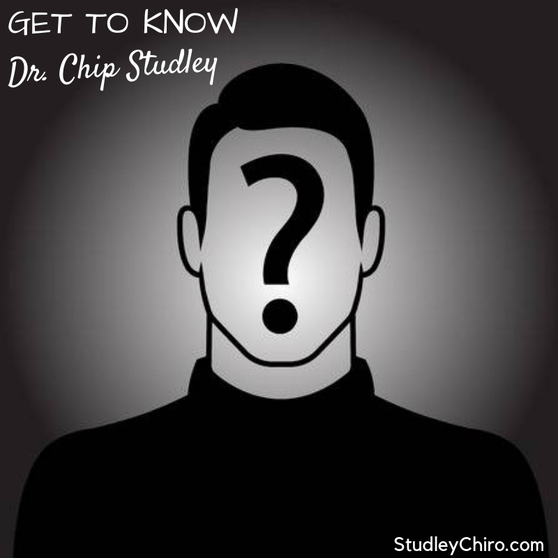 Get to know your favorite chiropractor, Dr. Chip Studley! Studley