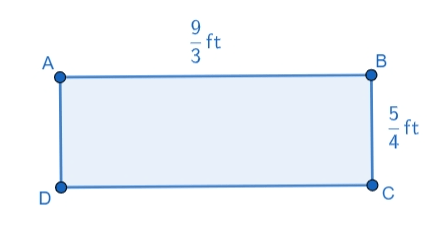 Finding the Area of a Rectangle with Fractional Side Lengths Practice