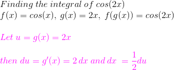 Solving The Integral Of Cos 2x Video Lesson Transcript Study Com