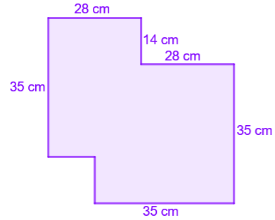 Finding the Area of a Piecewise Rectangular Figure Practice | Geometry