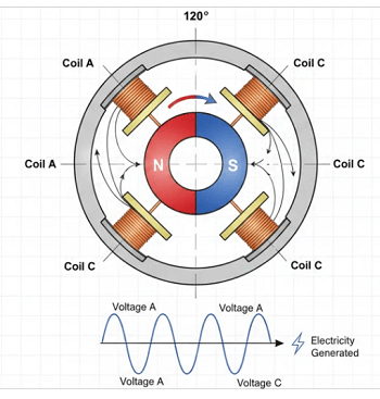 How Does An Alternator Produce Alternating Current