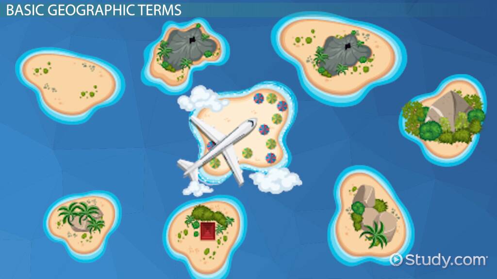 Geographic Terminology & Definitions for Kids Lesson