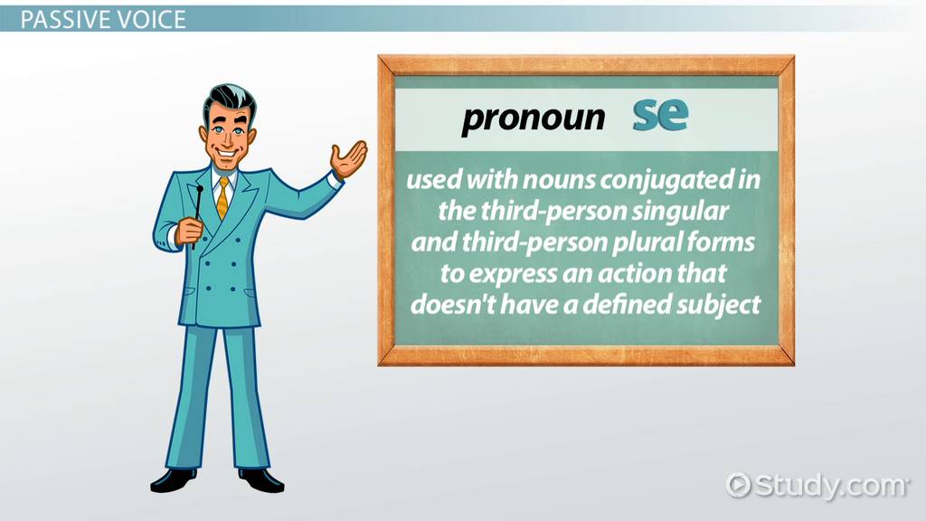 Passive Se in Spanish Uses & Examples Lesson