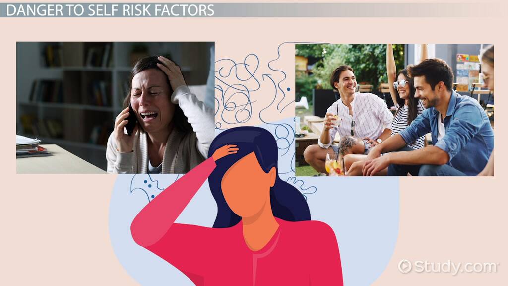 Risk Factors for Being a Danger to Self & Others Lesson
