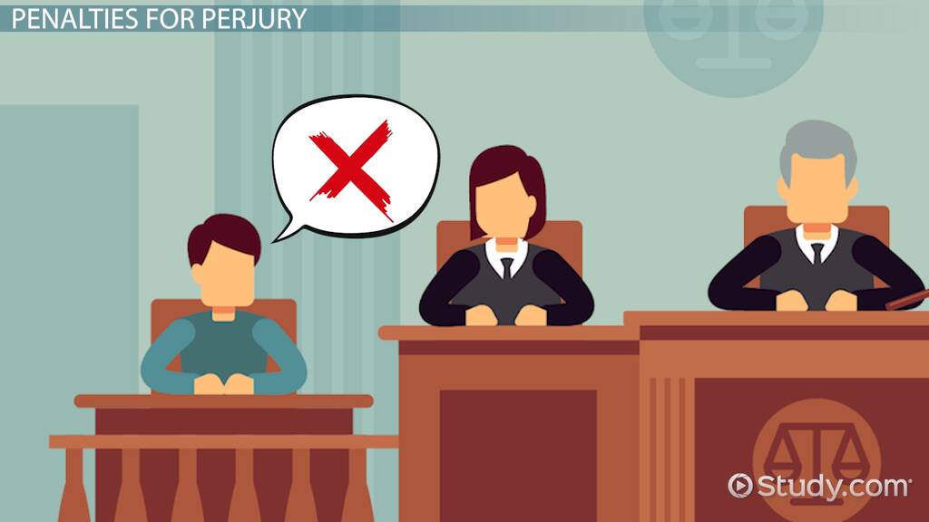 Perjury Definition, Penalty & Examples Lesson