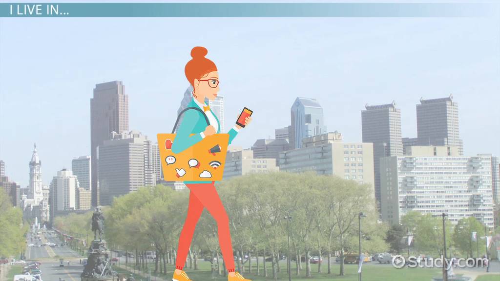 Describing Your Town in French Video & Lesson Transcript