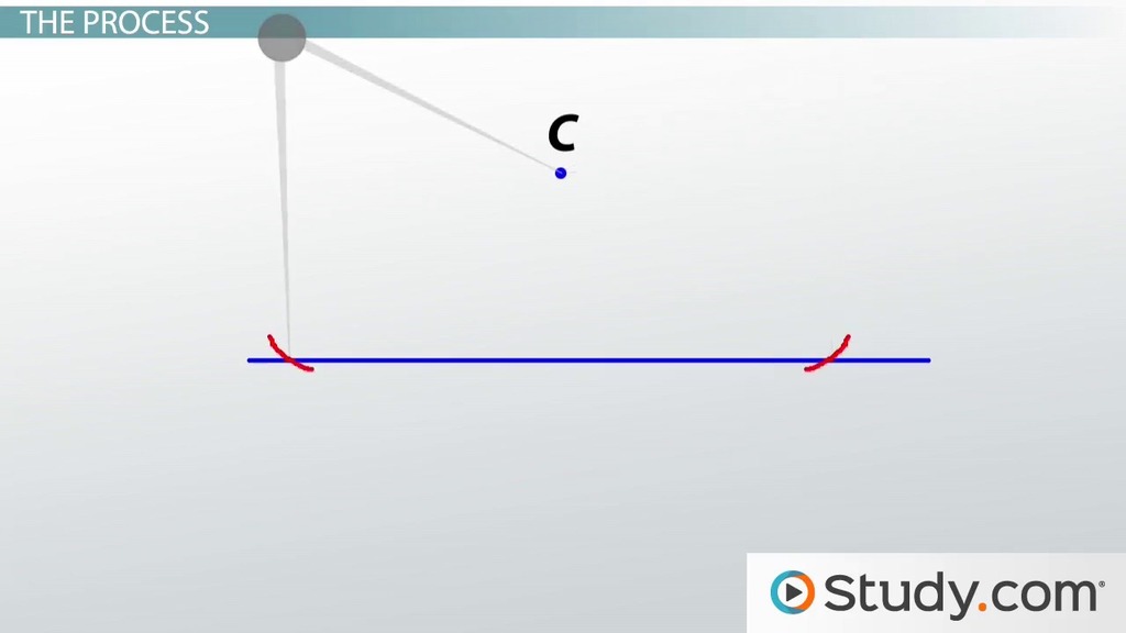 Constructing Perpendicular Lines in Geometry Lesson