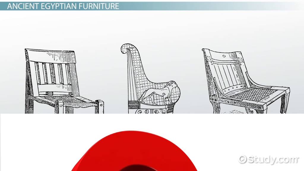 Ancient Egyptian Furniture History & Design Video & Lesson