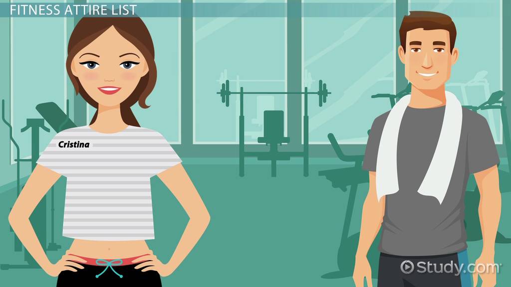 Spanish Vocabulary for Gym Attire Lesson