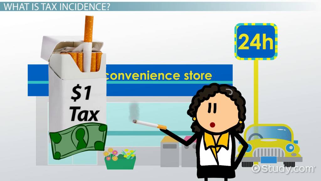 Tax Incidence Definition, Formula & Example Video & Lesson Transcript