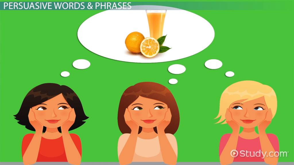 Persuasive Words & Phrases In Writing - Video & Lesson Transcript | Study.com