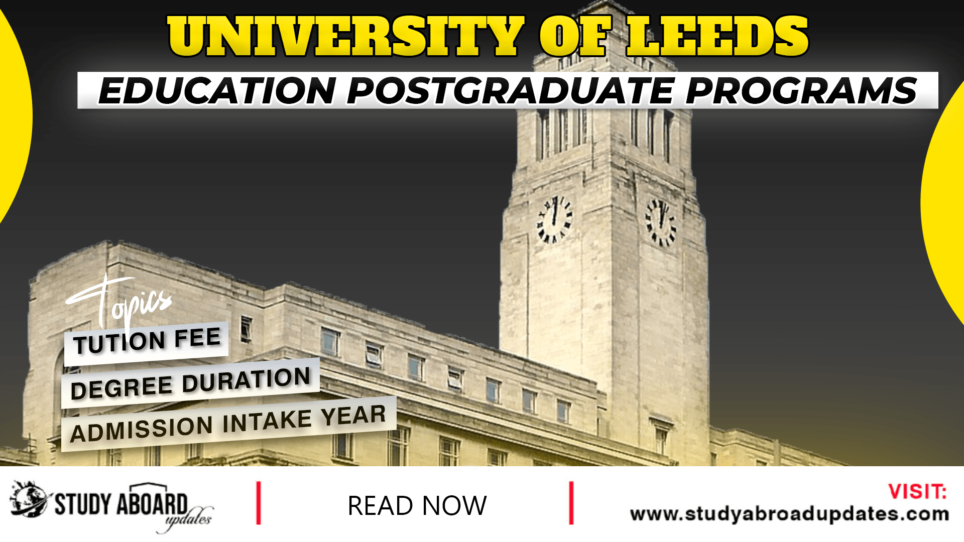 University of Leeds Education Postgraduate Programs