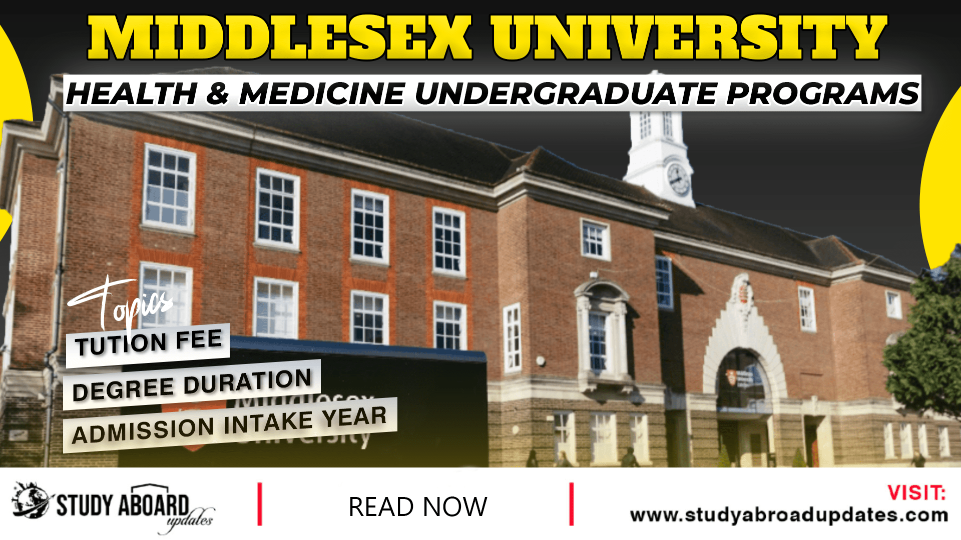 Middlesex University Health & Medicine Undergraduate Programs