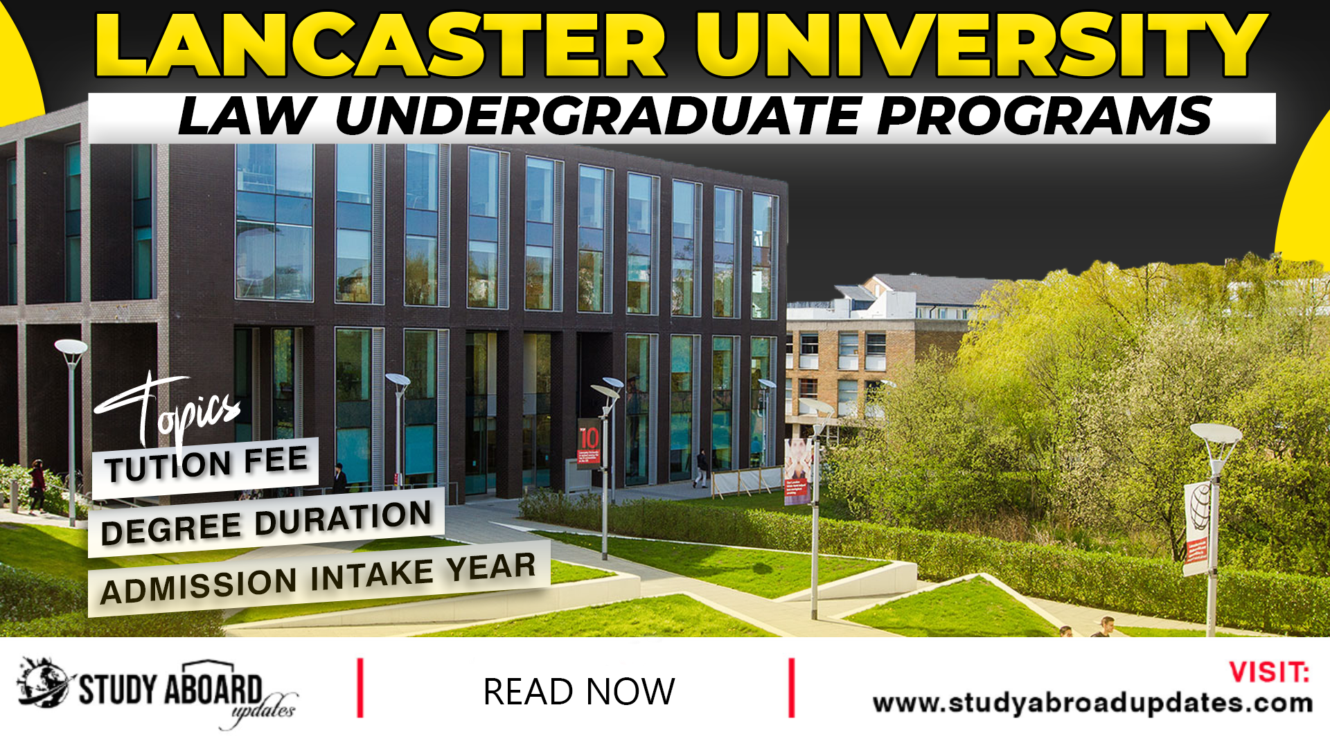 Lancaster University Law Undergraduate Programs