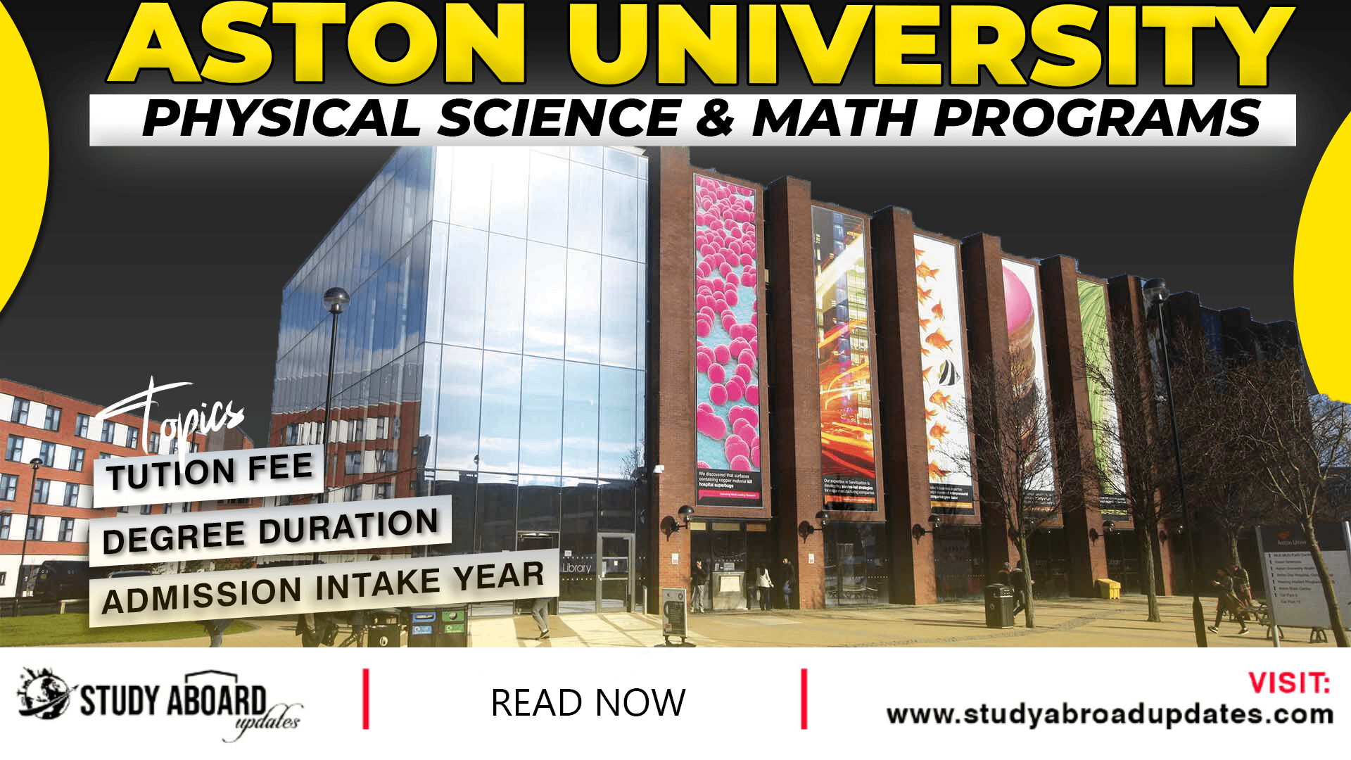 Aston University Physical Science & Math Programs