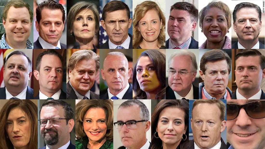 The Most Notable Departures from the Trump Administration