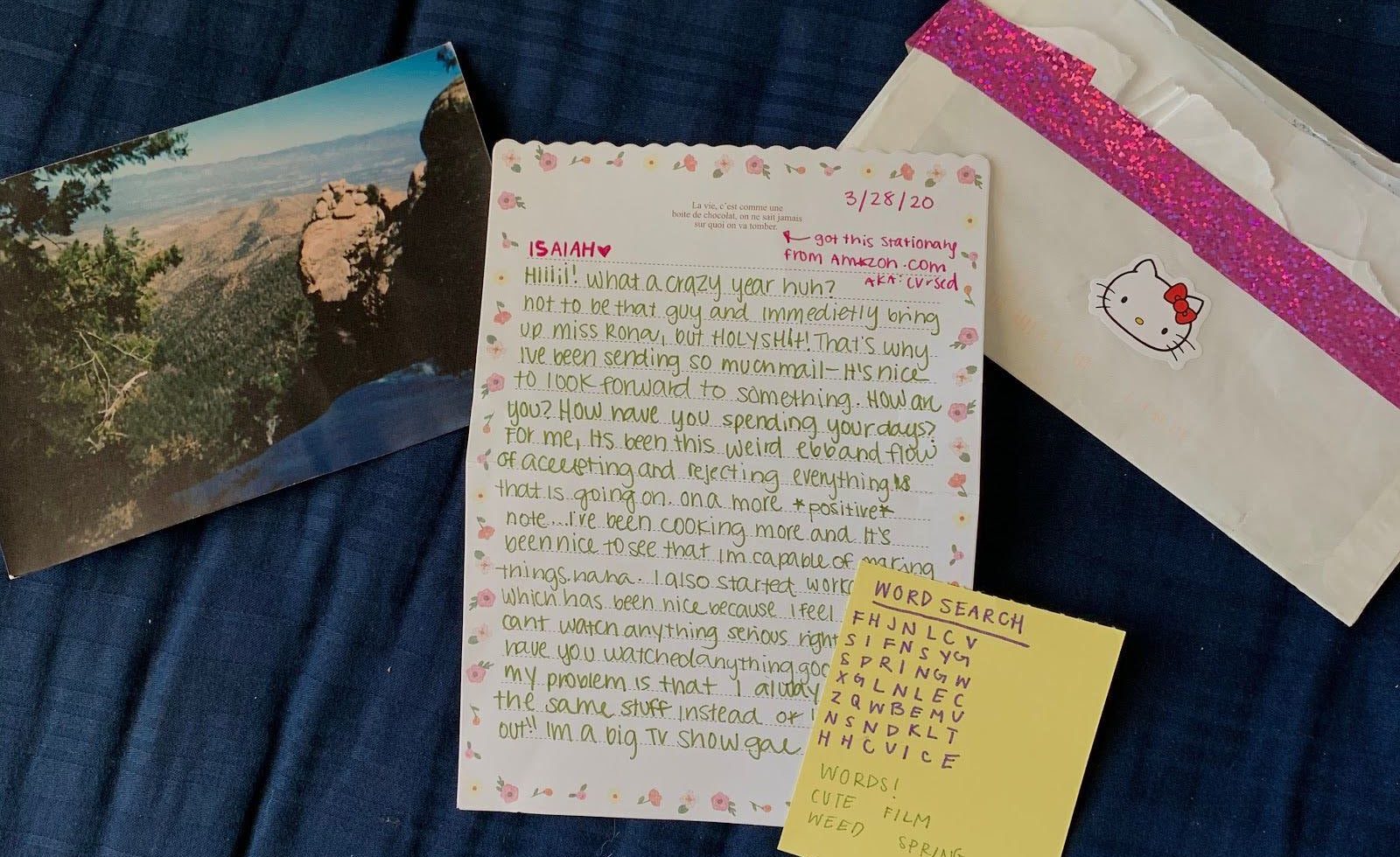 Pen Pals With My Best Friends During Quarantine