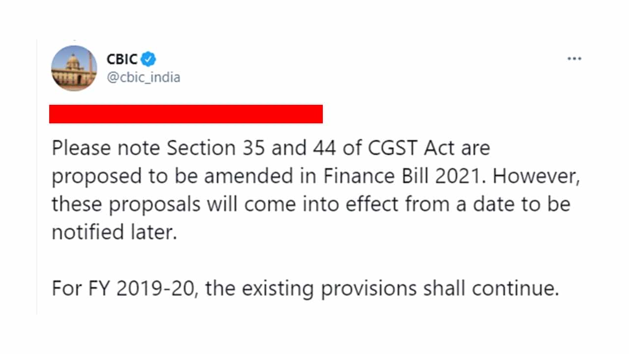 GST Audit Applicable for FY 201920 clarifies CBIC