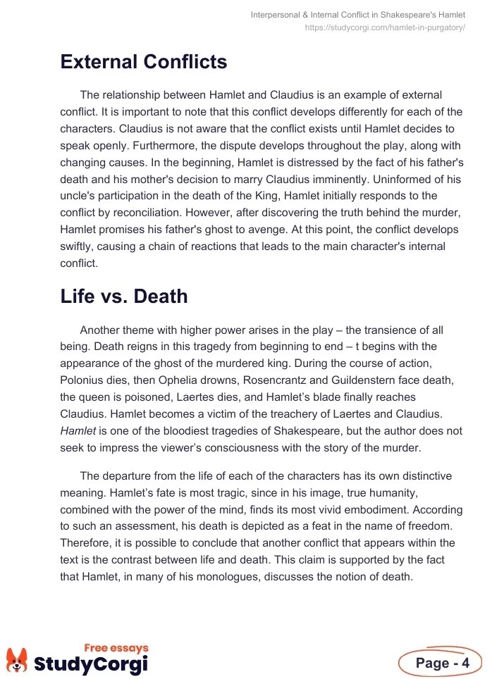 Hamlet in Purgatory Free Essay Example