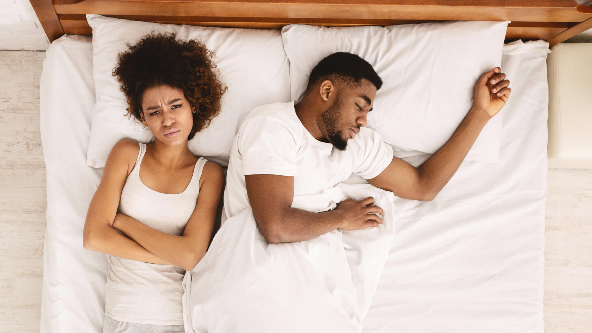 Half of couples are willing to sleep in separate beds for a better sleep