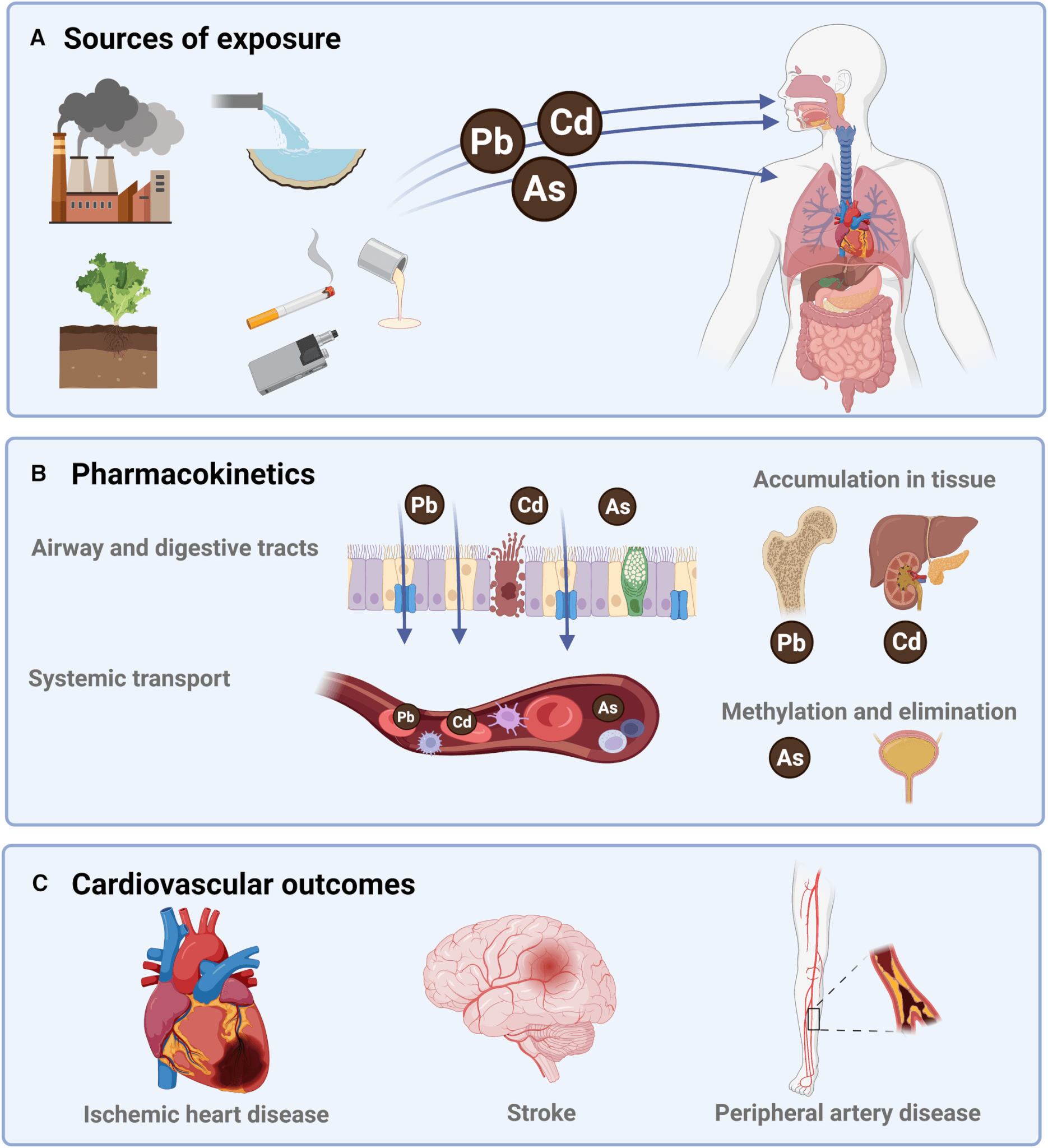 Metal pollution in everything we eat and breathe triggering strokes and heart attacks