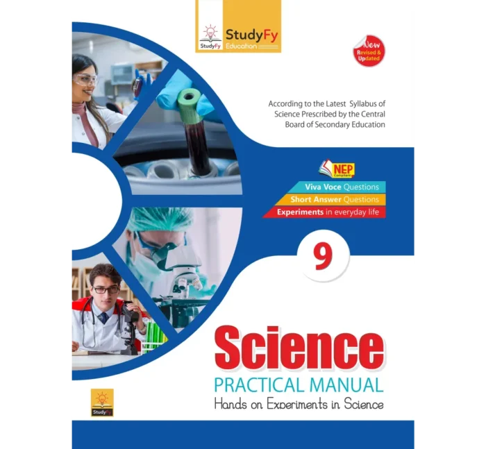 StudyFy CBSE Class 9th Science Lab Manual for 2024 Exam Studyfy Education CBSE Question Bank