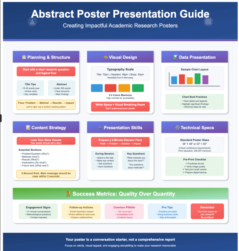 How To Create An Abstract Poster Presentation With Example