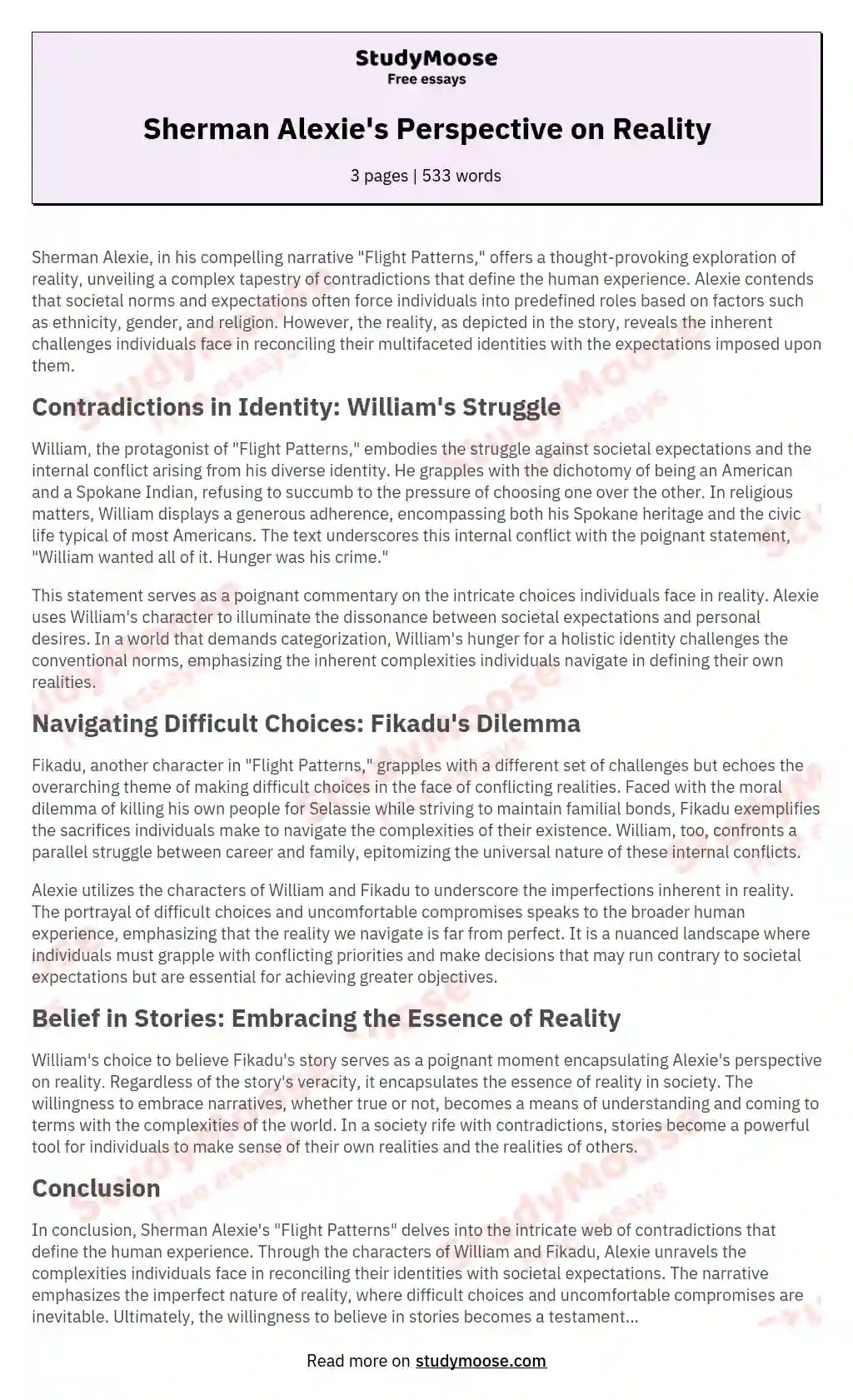 flight patterns sherman alexie plot summary descargaslrj