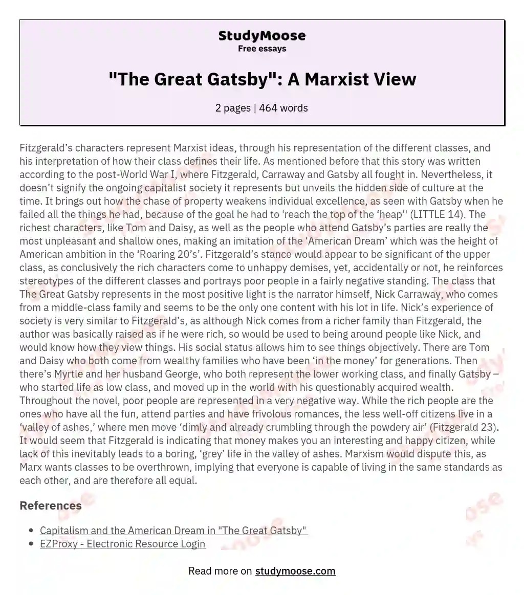 💐 The great gatsby conclusion. The Great Gatsby Analysis What Does It