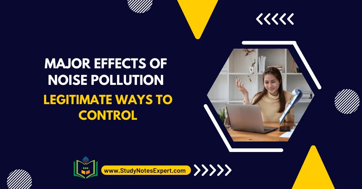 Major Effects of Noise Pollution and Legitimate Ways to Control