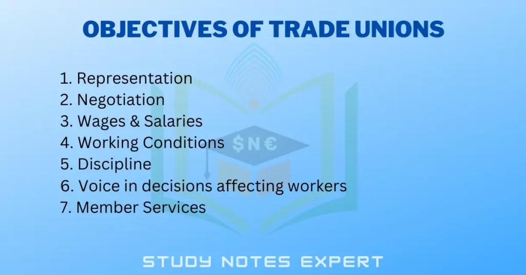 Meaning 7 Objectives 5 Functions of Trade Union in HRM