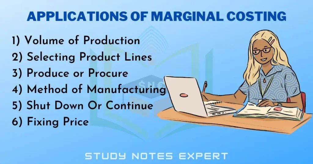 6 Economical Applications Objectives of Marginal Costing