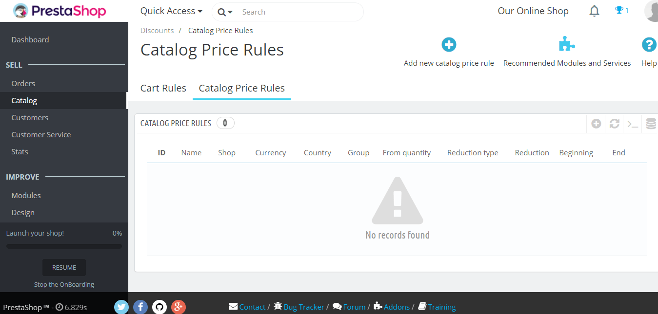 Add Catalog Price Rule to Store Studyopedia