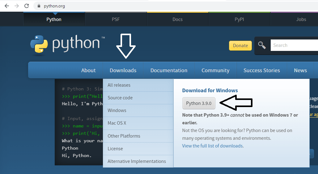 How to Install Python on Windows 10/ 11 Studyopedia