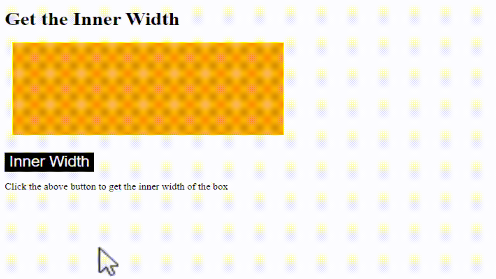 jQuery Dimension Methods Studyopedia