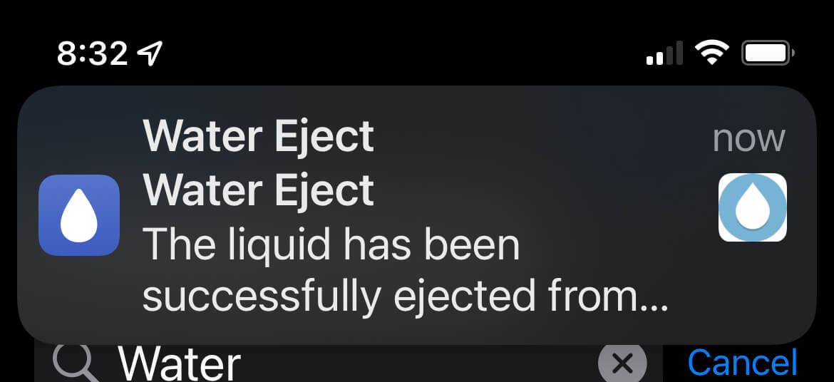 Eject water from AirPods Studyraft