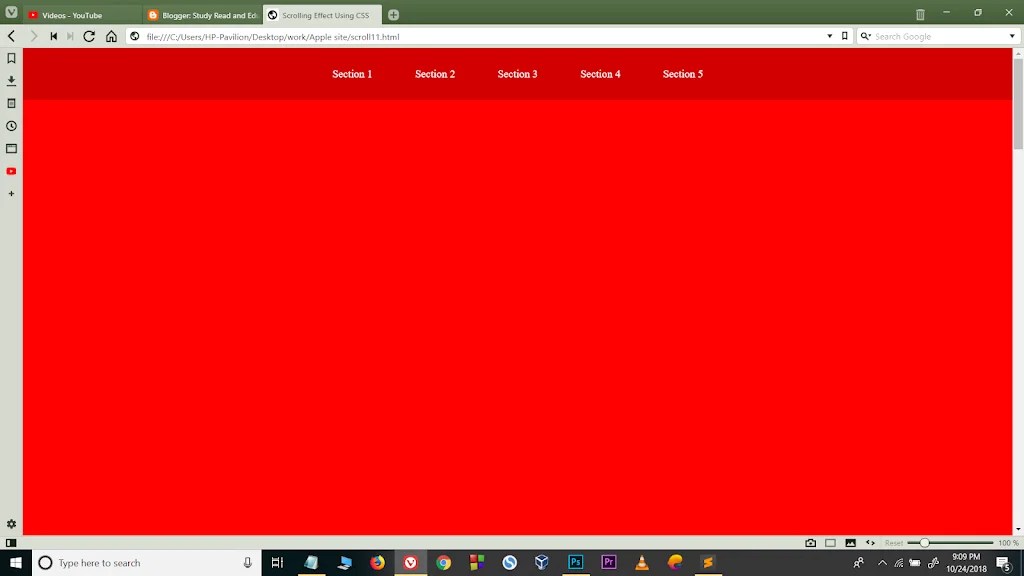 Create Smooth Scrolling Effect Using CSS and HTML Only Study Read Educate