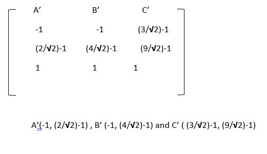 Numerical Examples of Rotation in 2d Transformation » Studyresearch